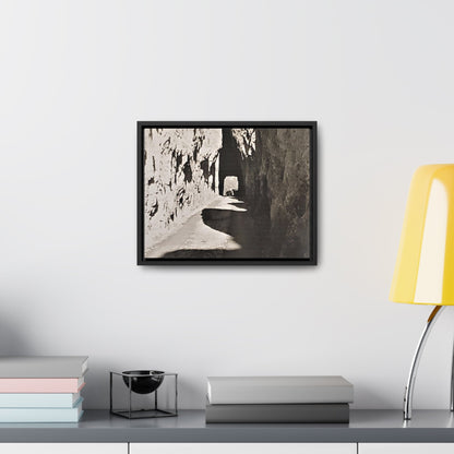 Tunnel at The Needles Gallery Canvas Wraps Horizontal Frame 14″ x 11″ Black Premium Gallery Wraps (1.25″)