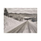 Western Road Satin Canvas Stretched 16″ x 12″ (Horizontal) 1.5"