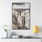 Artists Point Yellowstone Gallery Canvas Wraps Vertical Frame 32″ x 48″ 1.25" Walnut