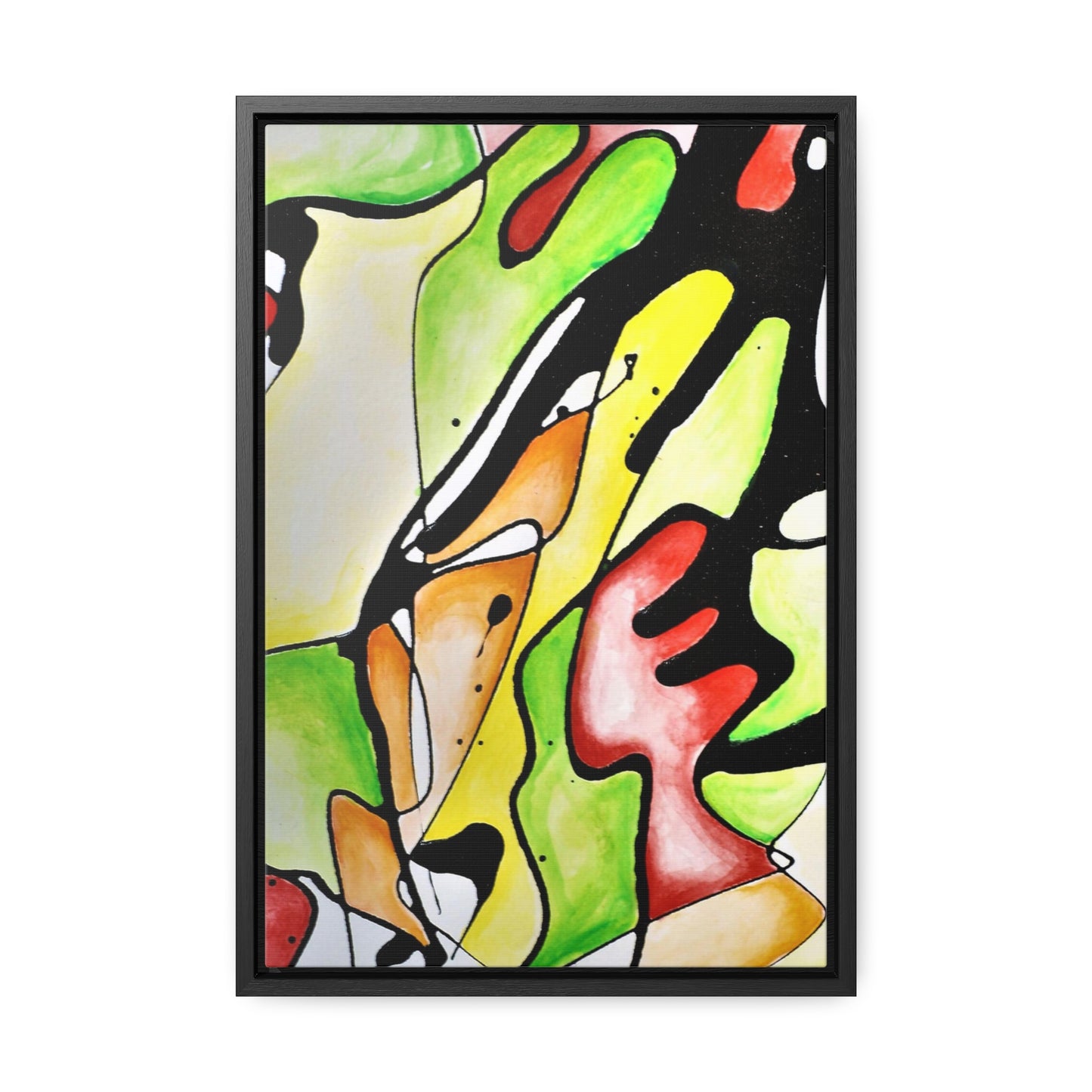 Red Mushroom Gallery Canvas Wraps, Vertical Frame