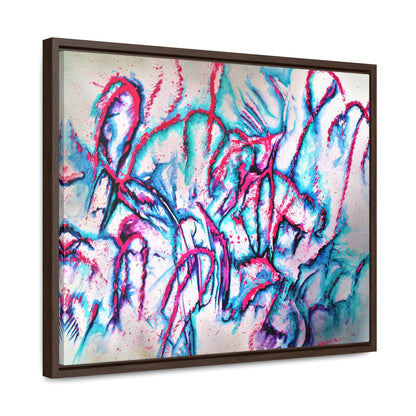 Pink Jellyfish Gallery Canvas Wraps, Horizontal Frame