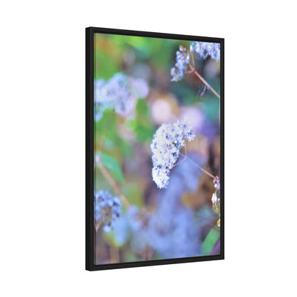 Macro Blue Gallery Canvas Wraps, Vertical Frame