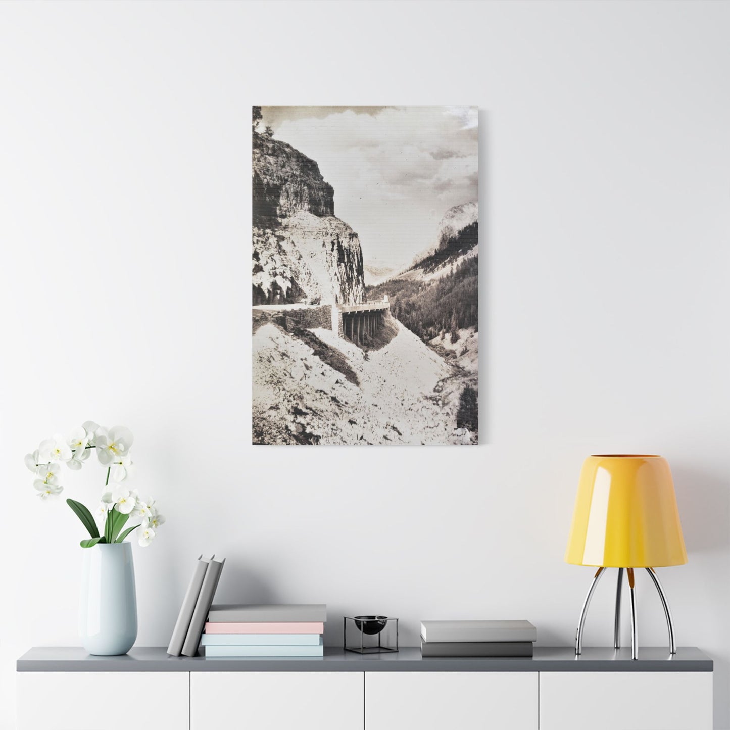 Golden Gate Canyon Colorado Satin Canvas, Stretched