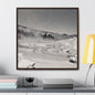 Mammoth Hot Springs Gallery Canvas Wraps Square Frame 30″ x 30″ Premium Gallery Wraps (1.25″) Walnut
