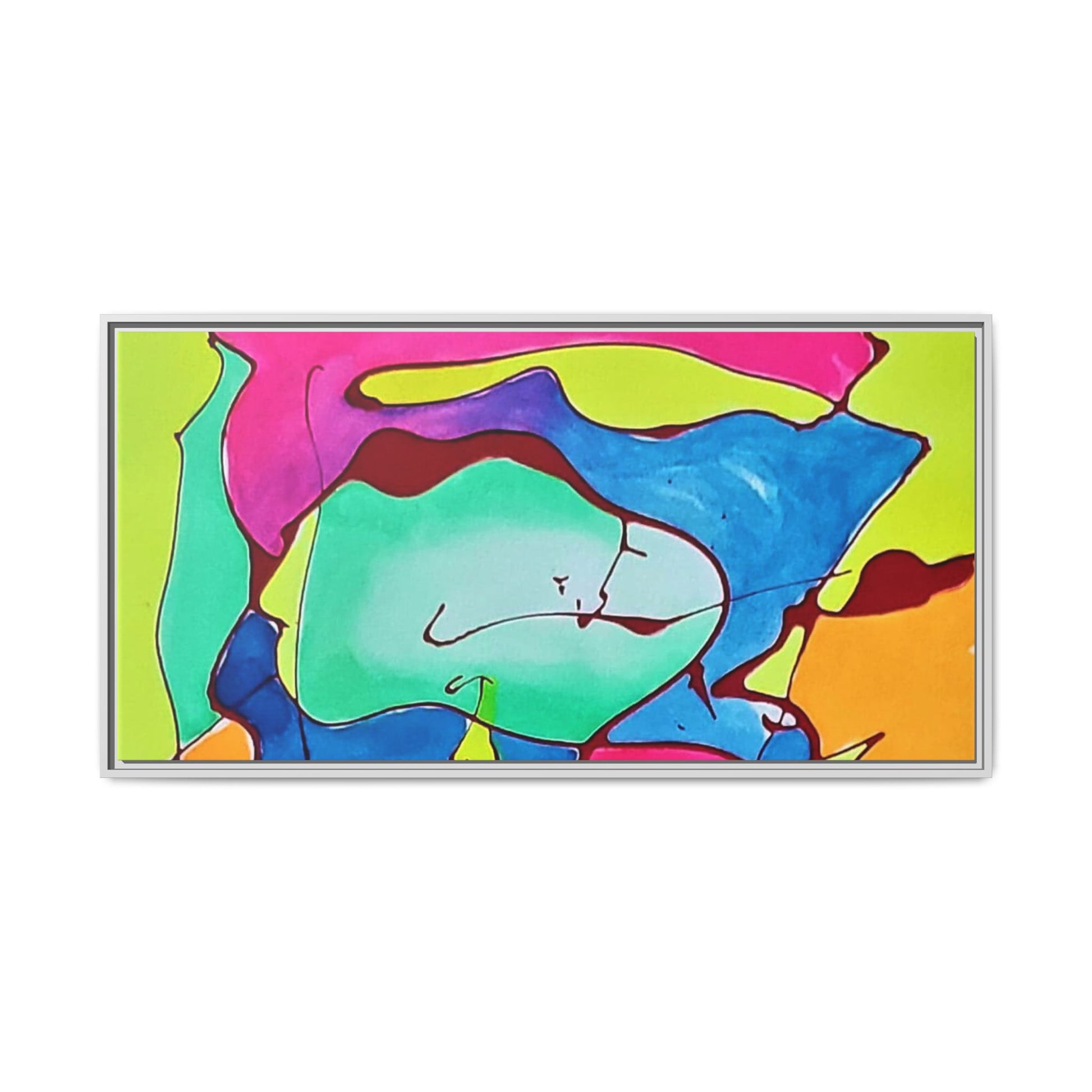 Kool Kid Matte Canvas Framed - Kia Day Design