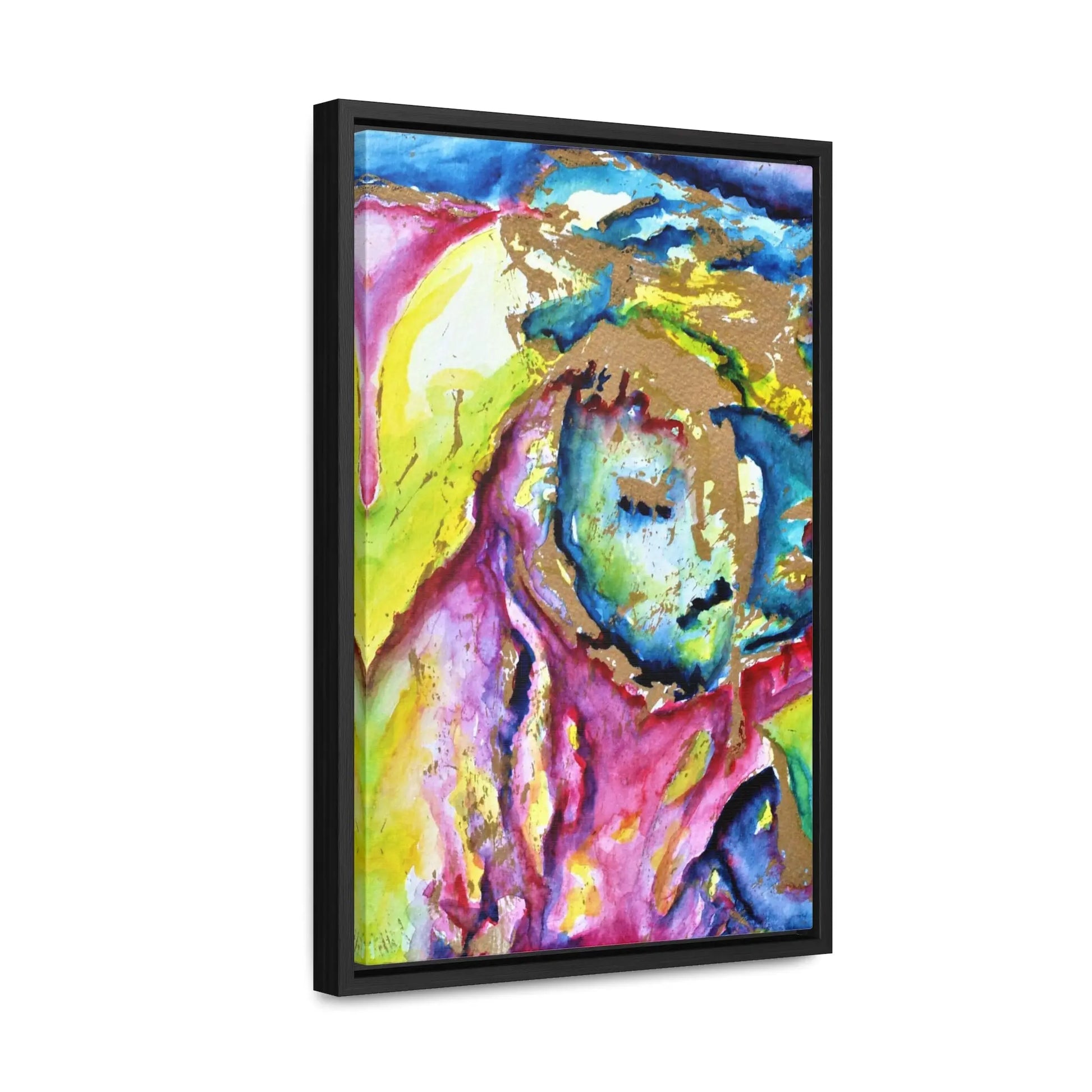 Mothers Face Gallery Canvas Wraps, Vertical Frame