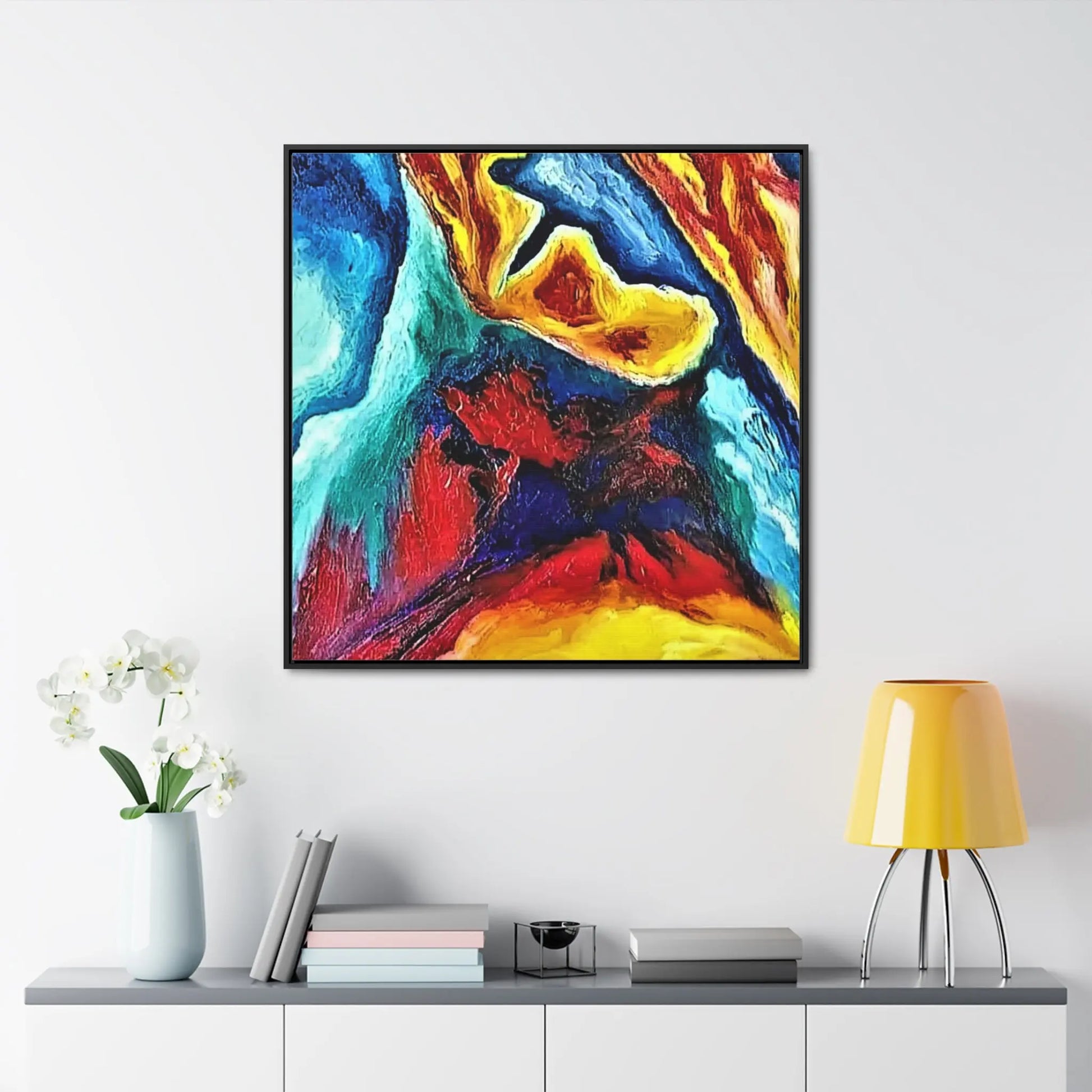 Cavern Gallery Canvas Wraps, Square Frame