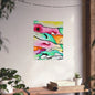 Shredded Paper Fine Art Posters 16" x 20" (Vertical) Matte