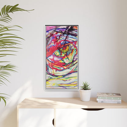 The Eye Framed Art Print - Kia Day Design