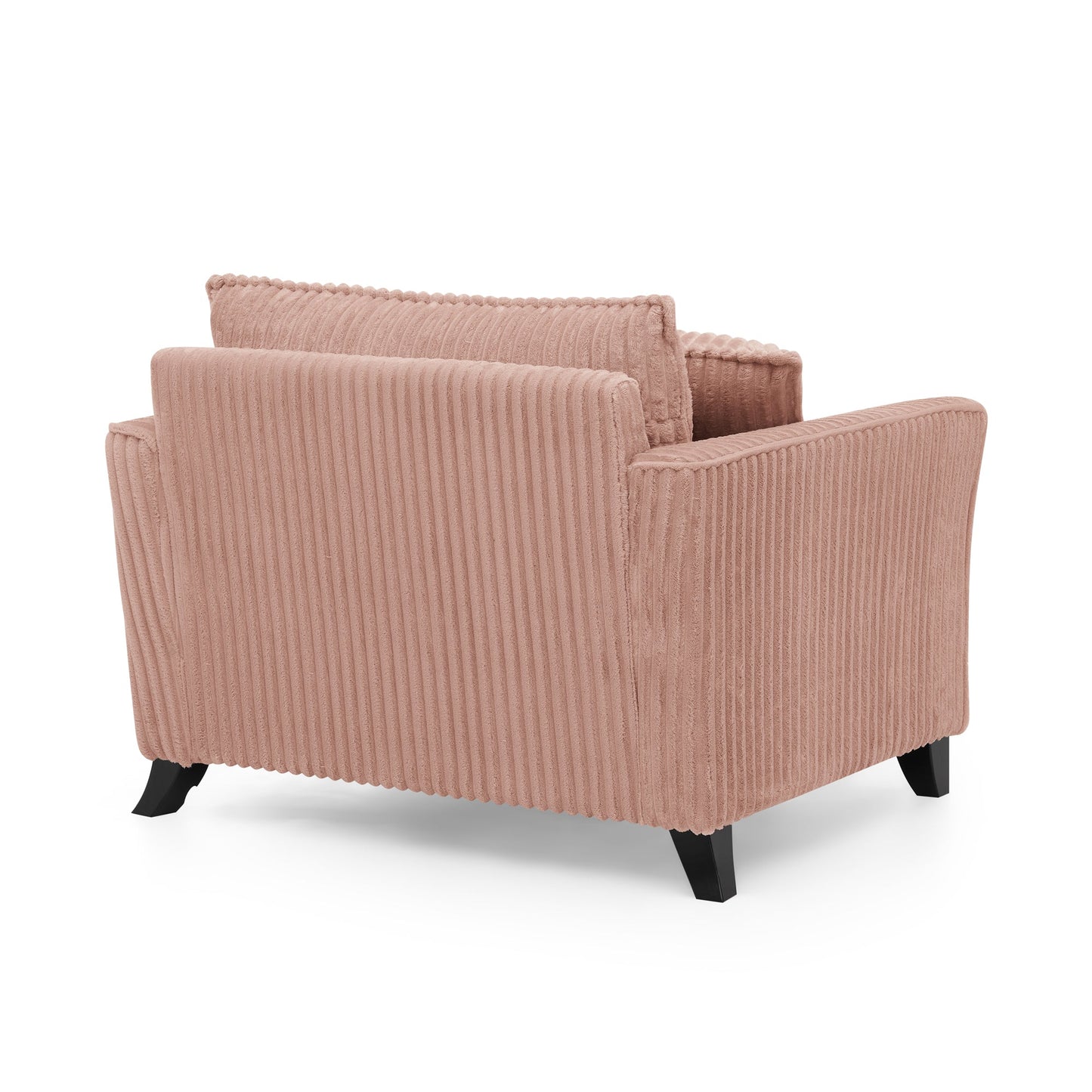 Lazy sofa chair, comfortable single-person sofa chair, with a backrest and soft seat cushion, having armrests on both sides, suitable for living room and bedroom - Pink- Montret- {{Product type}}