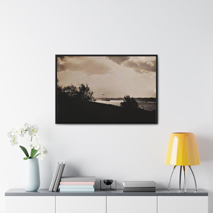 Navy Day New York October 27th 1945 Plane Gallery Canvas Wraps Horizontal Frame 36″ x 24″ Black 1.25"