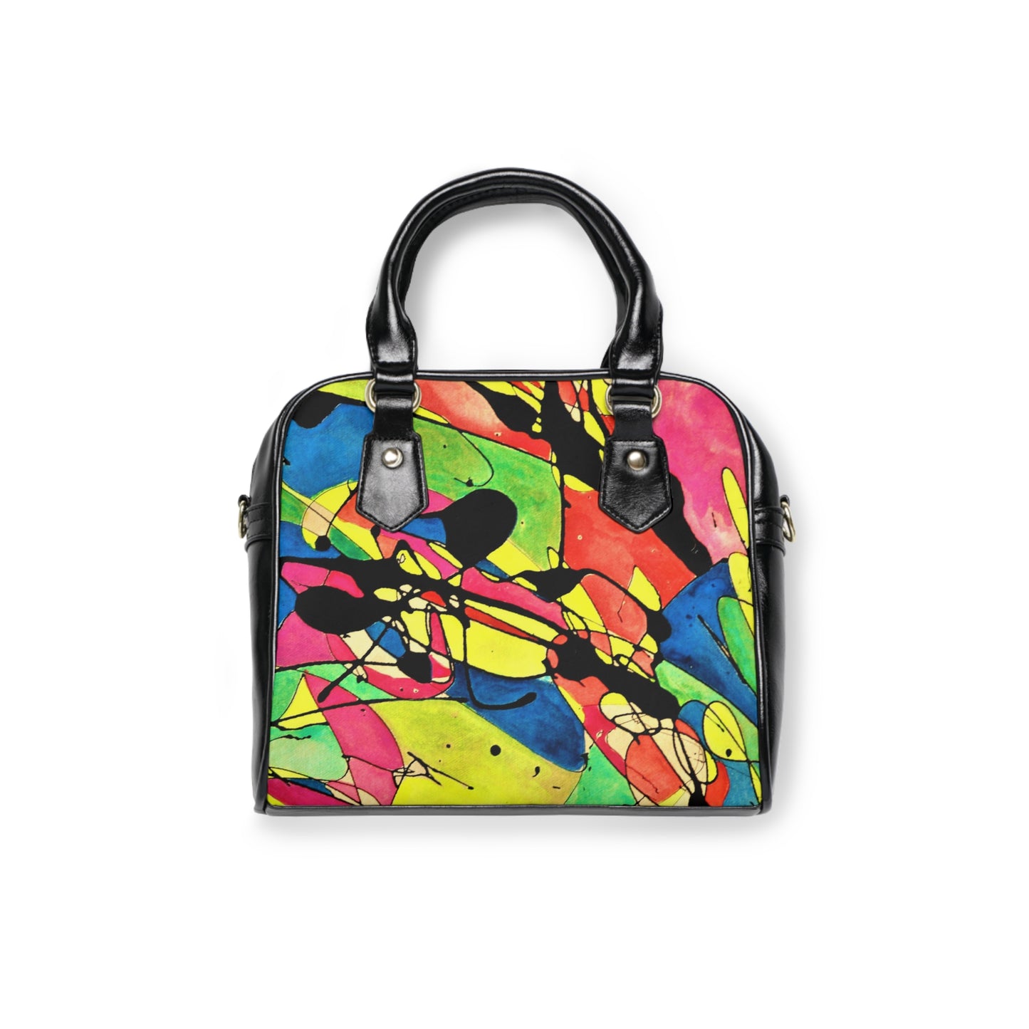 Exploding Earth Shoulder Handbag