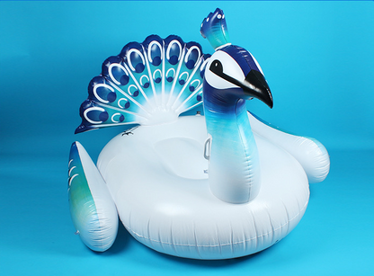 Inflatable Peacock Pool Float Lounge Raft - - pool float