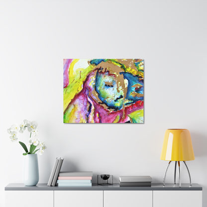 Mothers Face Stretched Canvas