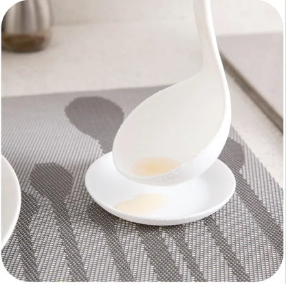 Elegant Swan Spoon and Holder Set