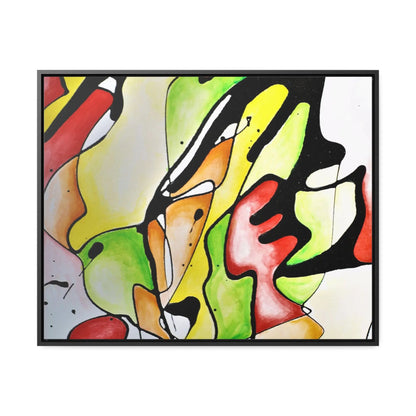 Red Mushroom Gallery Canvas Wraps, Horizontal Frame 30″ x 24″ Black Premium Gallery Wraps (1.25″)