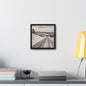 Western Road Gallery Canvas Wraps Square Frame 10″ x 10″ 1.25" Black