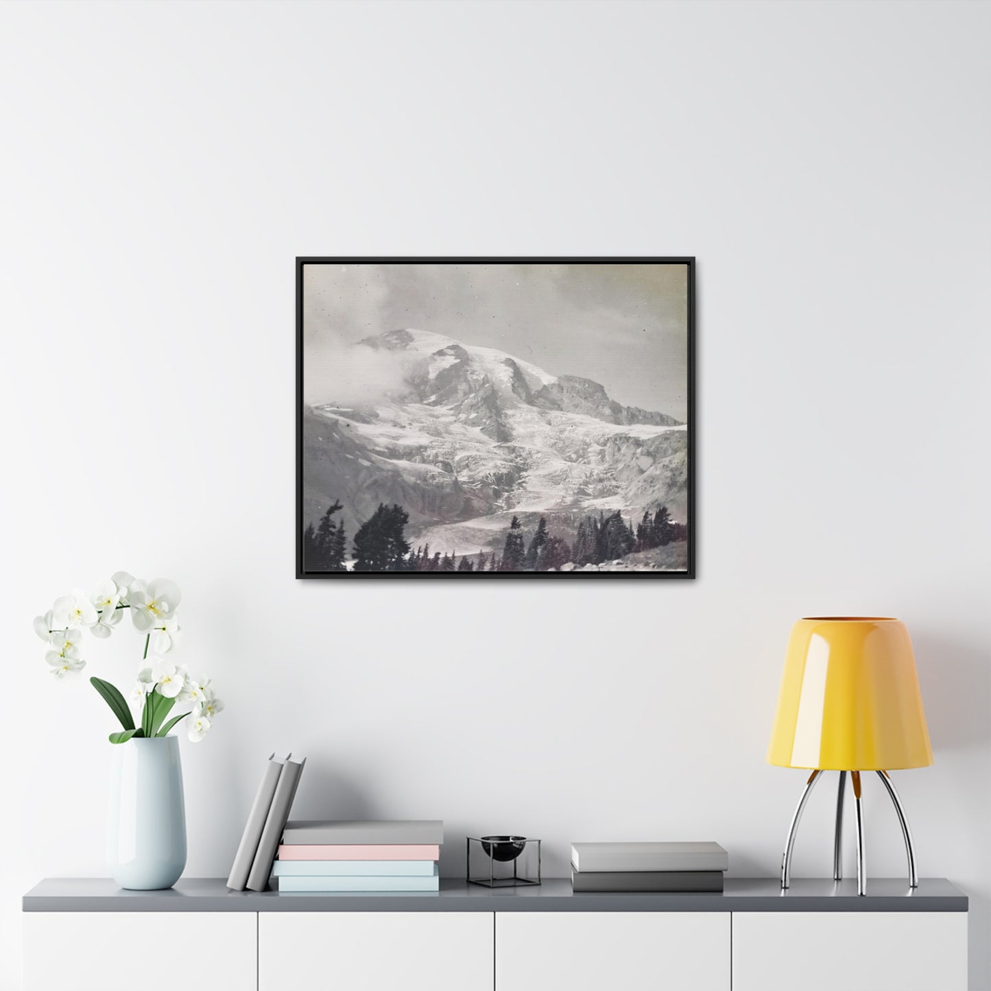 Mount Rainier Gallery Canvas Wraps, Horizontal Frame