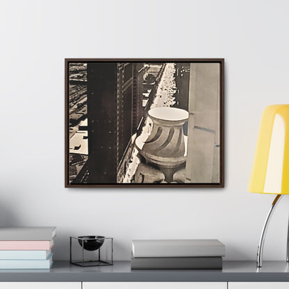 Michigan Ave Chicago Gallery Canvas Wraps Horizontal Frame 20″ x 16″ Walnut Premium Gallery Wraps (1.25″)