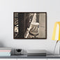 Michigan Ave Chicago Gallery Canvas Wraps Horizontal Frame 20″ x 16″ Walnut Premium Gallery Wraps (1.25″)
