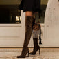 High Boots Winter Shoes - Brown Style 1 39 - heeled boots