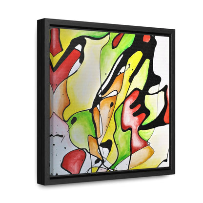 Red Mushroom Gallery Canvas Wraps, Square Frame