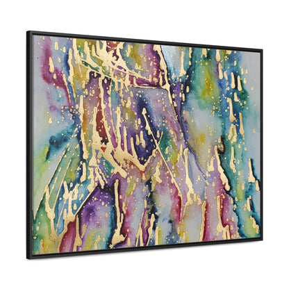 Purple Rain Gallery Canvas Wraps, Horizontal Frame