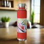 Apocalyptic Bird 22oz Vacuum Insulated Bottle Red 22oz