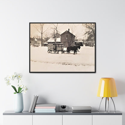 Milk Man Gallery Canvas Wraps Horizontal Frame 40″ x 30″ Black 1.25"