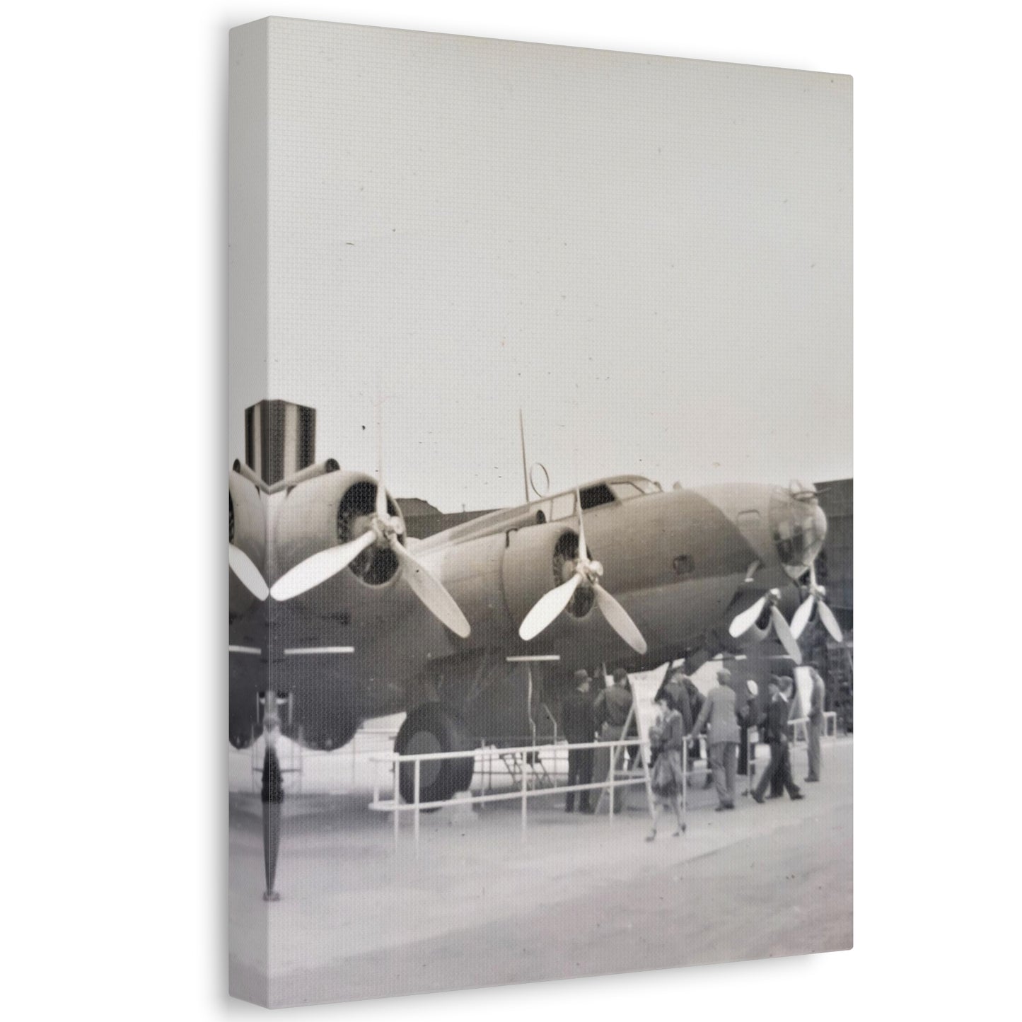 Boeing B-17 Bomber Stretched Canvas