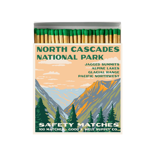 North Cascades Vintage National Park Cabin Matches - - matches