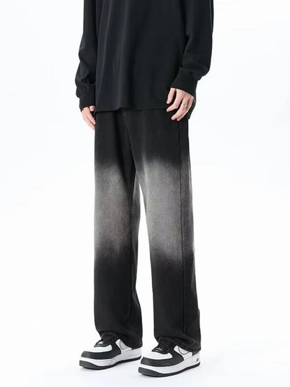 Men's Full Size Loose Fit Jeans Plus Size - -