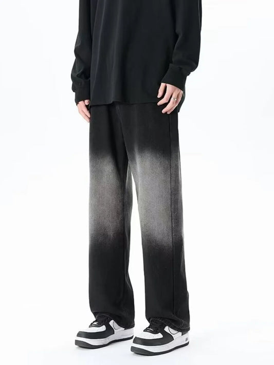 Men's Full Size Loose Fit Jeans Plus Size - -