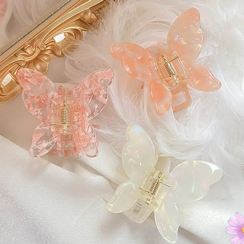 Sweet Fairy Butterfly Shape Hair Claws