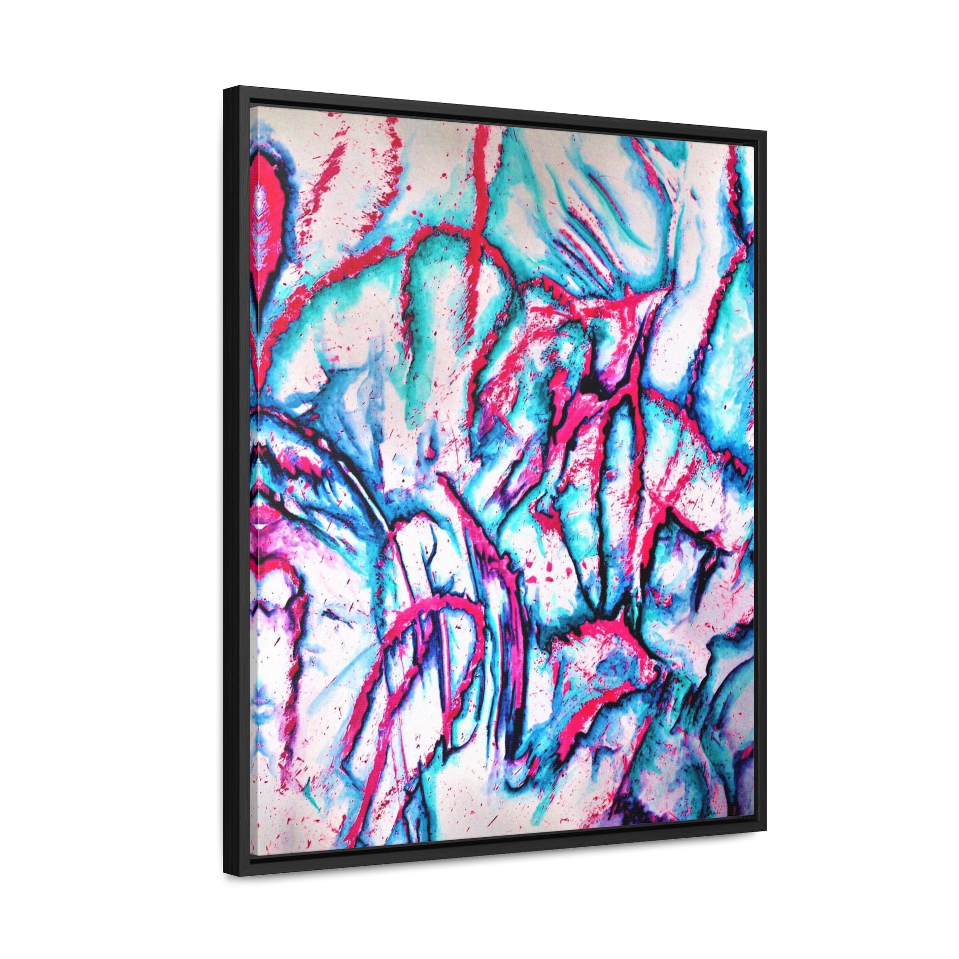 Pink Jellyfish Gallery Canvas Wraps, Vertical Frame