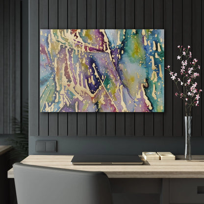 Purple Rain Acrylic Prints 36" x 24" (Horizontal) Glossy