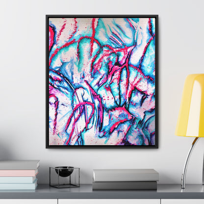 Pink Jellyfish Gallery Canvas Wraps, Vertical Frame