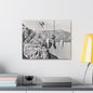 Suspended Boulder Dam Worker Canvas Gallery Wraps 20″ x 16″ 1.25"