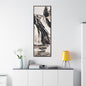 Gibbon Falls Yellowstone Gallery Canvas Wraps Vertical Frame 20″ x 60″ Premium Gallery Wraps (1.25″) Walnut