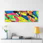 Exploding Earth Canvas Gallery Wraps 60″ x 20″ 1.25"