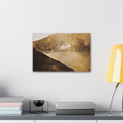 Morris Dam Lake Canvas Gallery Wraps 18″ x 12″ 1.25"