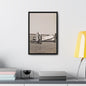 Army Pursuit Plane Ames Airport 1939 Gallery Canvas Wraps Vertical Frame 12″ x 18″ Premium Gallery Wraps (1.25″) Black