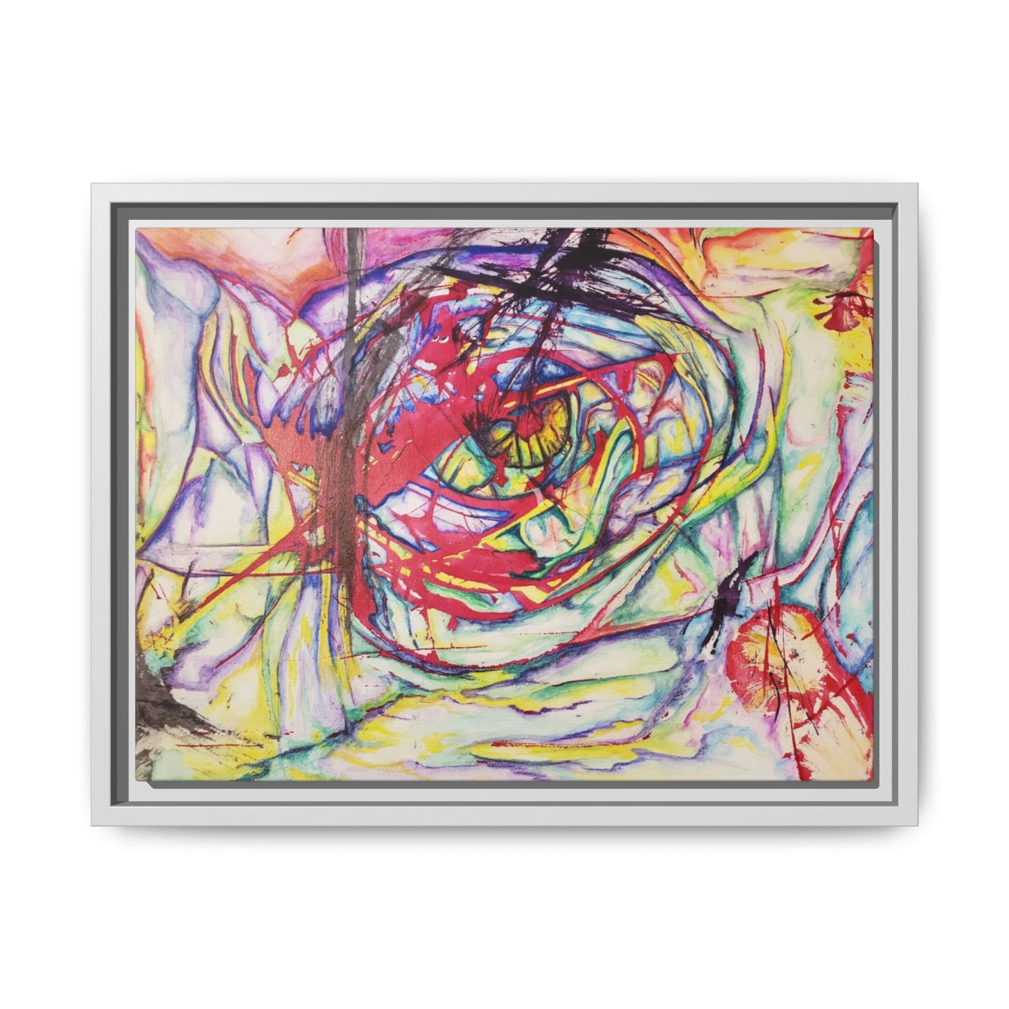The Eye Framed Art Print - Kia Day Design