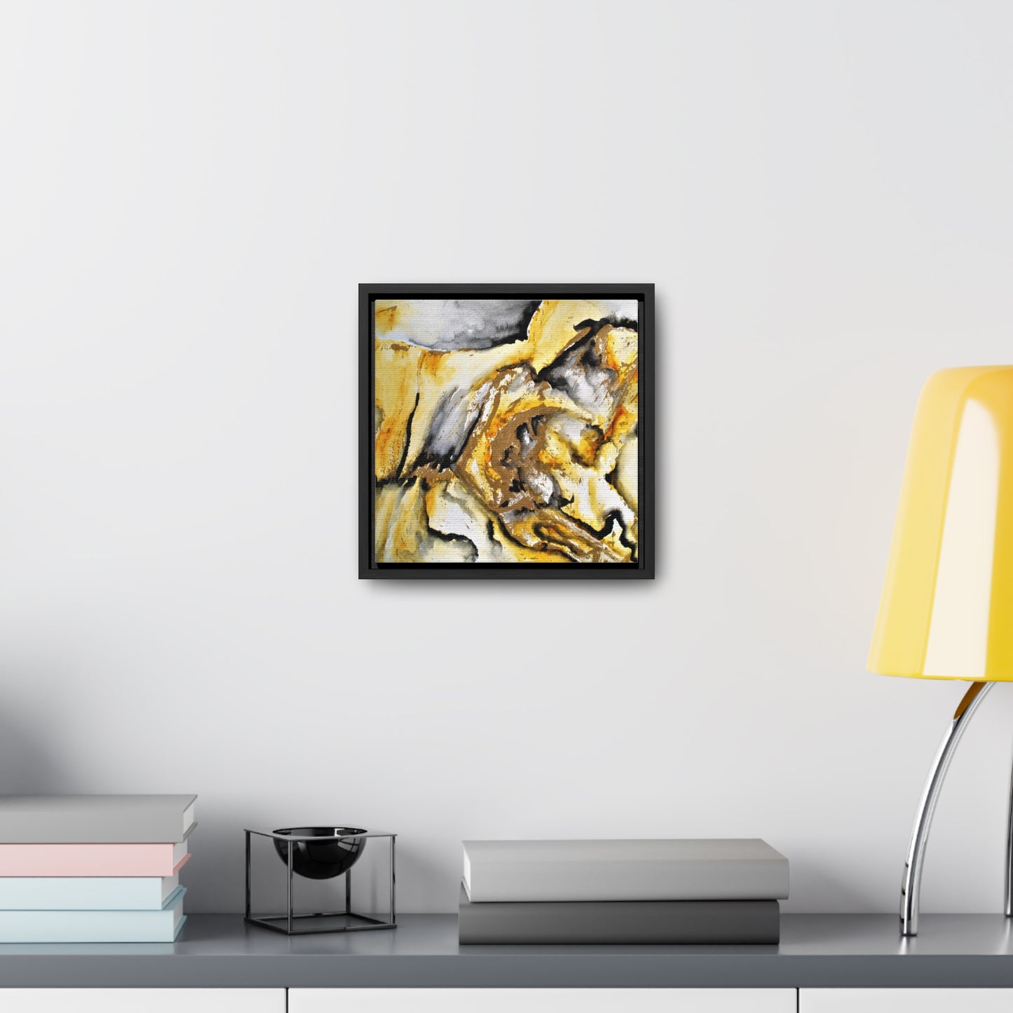 Tiger Stripe Gallery Canvas Wraps, Square Frame