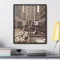 Rockefeller Plaza Gallery Canvas Wraps Vertical Frame 20″ x 24″ Premium Gallery Wraps (1.25″) Black
