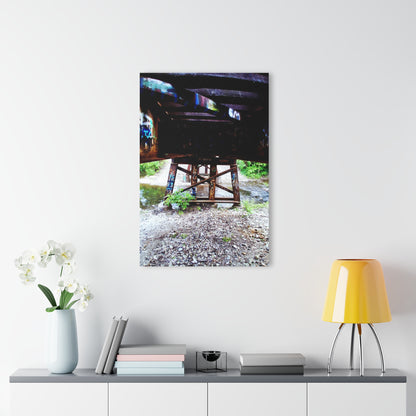 Urban Bridge Acrylic Print French Cleat Hanging - - Home Decor