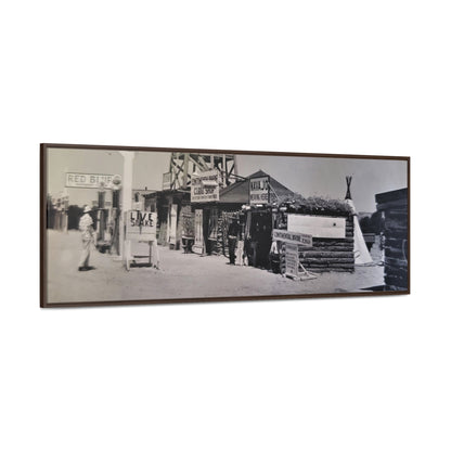 Texaco Station Continental Divide Gallery Canvas Wraps, Horizontal Frame