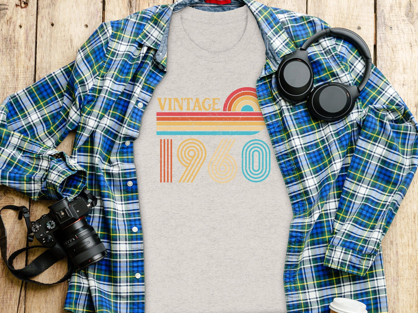 Retro Vintage 1960 Graphic Design Cool Style T-Shirt- Cloud 16 Clothing Co.- {{Product type}}