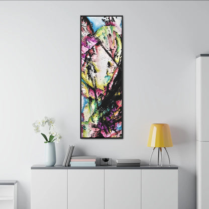 Kitty In Space Gallery Canvas Wraps, Vertical Frame