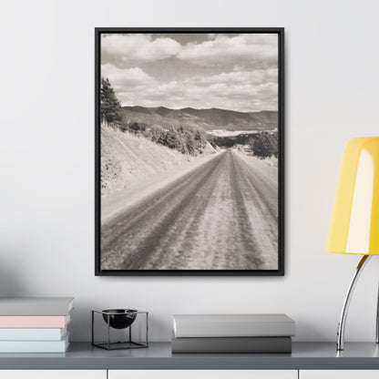 Western Road Gallery Canvas Wraps Vertical Frame 18″ x 24″ 1.25" Black